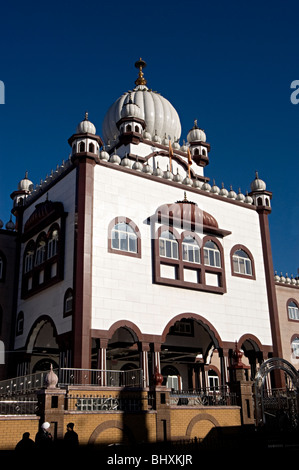 Birmingham soho road gurduwara sikh temple in handsworth Gurdwara Guru Nanak Nishkam Sewak Jatha Stock Photo