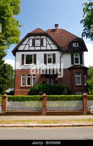 Historic House in the Von-Anckeln Street in Bergedorf, Hamburg, Germany, Europe Stock Photo