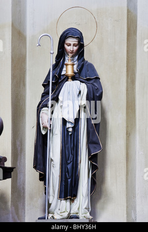 Saint Maria  in the basilica on the Sonntagsberg, Mostviertel Region, Lower Austria, Austria, Europe Stock Photo