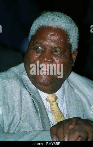 JOSHUA NKOMO VICE-PRESIDENT OF ZIMBABWE 09 December 1991 Stock Photo