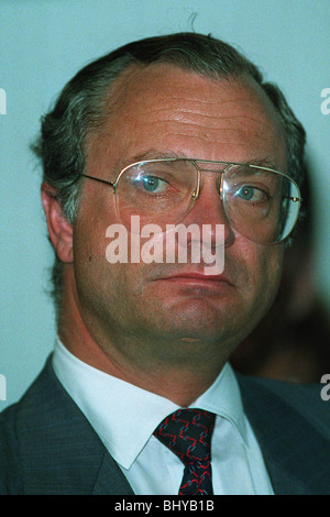 CARL GUSTAF XVI KING OF SWEDEN 20 June 1992 Stock Photo