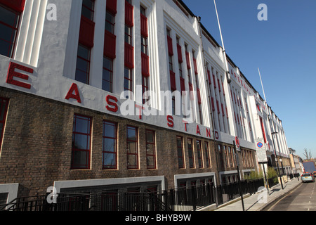 The East Stand of the old Highbury Football Stadium, now converted into a residential development Stock Photo