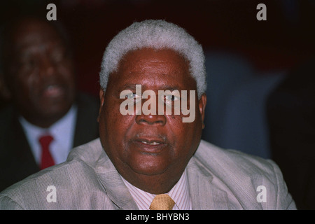 JOSHUA NKOMO VICE-PRESIDENT OF ZIMBABWE 09 December 1991 Stock Photo