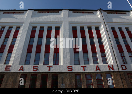 The East Stand of the old Highbury Football Stadium, now converted into a residential development Stock Photo