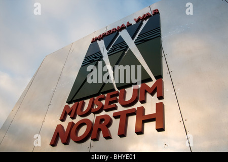 Sign for Imperial War Museum North Stock Photo