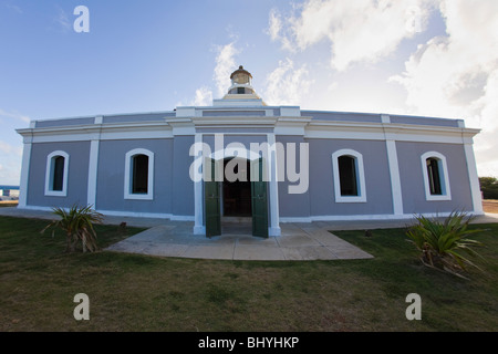 Entrance of the Cabo Rojo Lighthouse, Puerto Rico Stock Photo