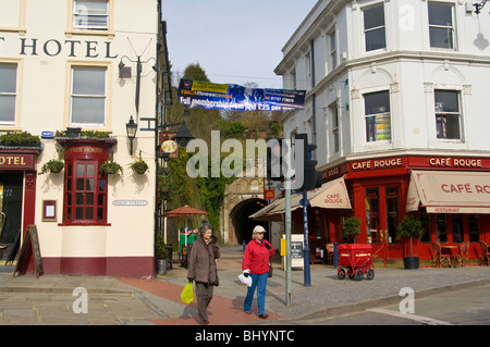 The Entrance Of Tunnel Road Reigate Surrey England Stock Photo