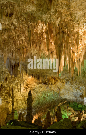 Chamber in Carlsbad Caverns national park, New Mexico, USA Stock Photo