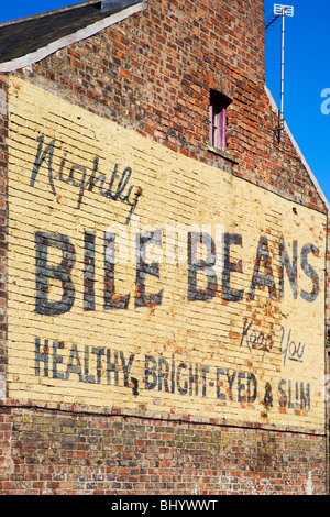 Old Bile Beans Sign on Lord Mayors Walk York Yorkshire England Stock Photo