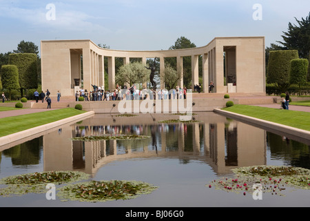 The American War Cemetery in Normandy, France. Stock Photo