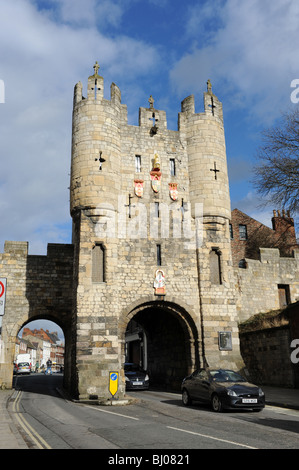 Micklegate Bar City of York in North Yorkshire England Uk Stock Photo