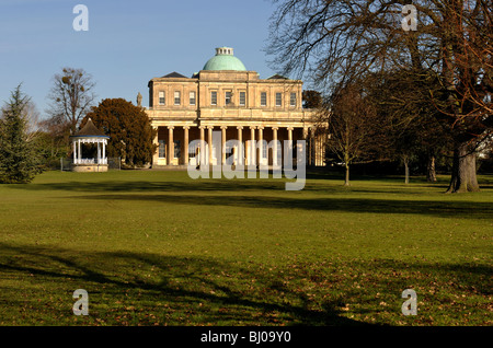 Pittville Pump Room and Park, Cheltenham, Gloucestershire, England, UK Stock Photo