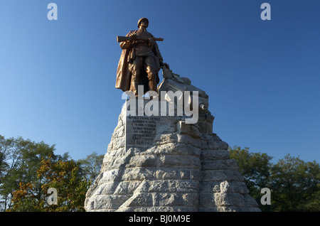 Soviet cenotaph on the Seelow Heights, Seelow, Germany Stock Photo