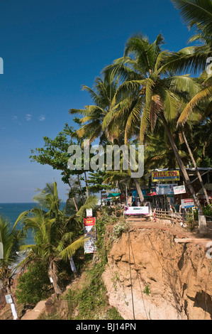Cliff top path Varkala Kerala India Stock Photo - Alamy