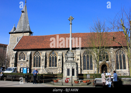 Maldon Essex town centre high street england uk gb Stock Photo - Alamy