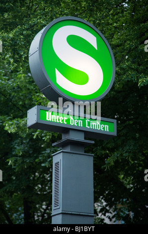 S-Bahn Unter den Linden Berlin, Germany