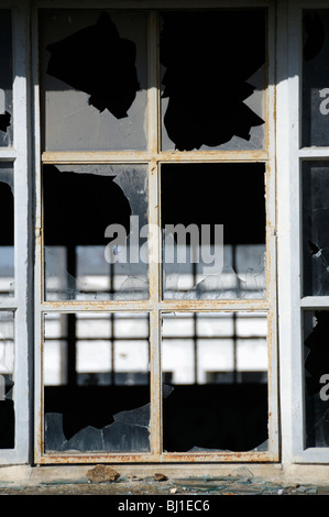Stock photo of an old disused factory. The photo was taken in Limoges France. Stock Photo
