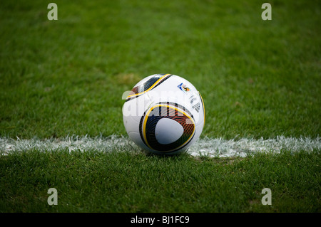 Official matchball of the FIFA World Cup 2010 in South Africa, Jabulani. Stock Photo