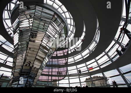 The Norman Foster redesigned German Bundestag Reichstag German national parliament Berlin, Germany Stock Photo