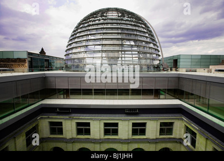 The Norman Foster redesigned German Bundestag Reichstag German national parliament Berlin, Germany Stock Photo