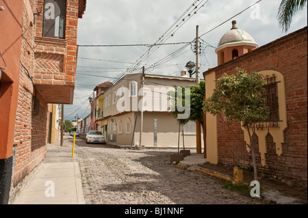 The town of Ajijic on Lake Chapala, Jalisco, Mexico, North America Stock Photo