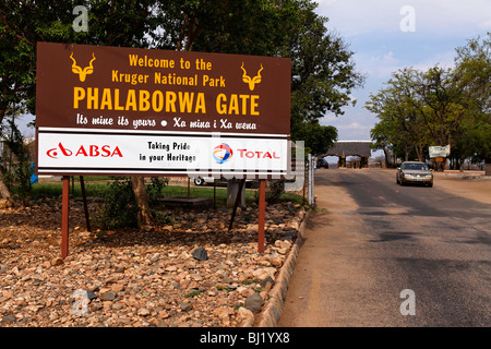 Phalaborwa Gate Kruger National Park South Africa Stock Photo