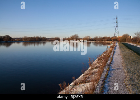 Walthamstow reservoirs London England. Stock Photo