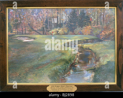 The hole that Bobby Jones completed his Grand Slam (1930), American, 1963. Artist: Unknown Stock Photo