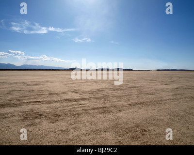 El Mirage dry lake in California's Mojave Desert. Stock Photo