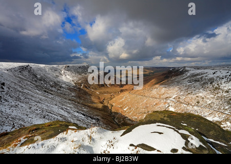 Dovestone Reservoir from Chew Valley, Greenfield, Peak District National Park, Oldham, Greater Manchester, Lancashire, England, UK. Stock Photo