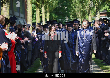 Graduation ceremony at the Jacobs University Bremen, Germany Stock ...