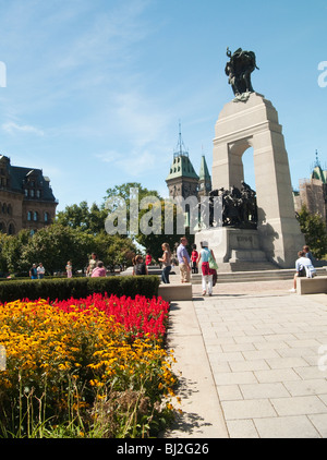 The National War Memorial in Federation Square Ottawa, Ontario Canada Stock Photo