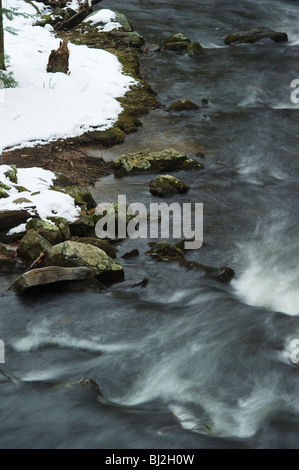 Rapids in the Swift River, Quabbin Reservoir, Massachusetts. Stock Photo