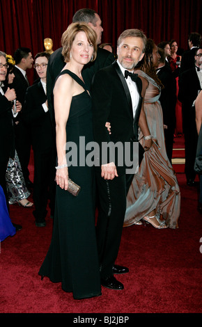 CHRISTOPH WALTZ & JUDITH HOLSTE 82ND ACADEMY AWARDS RED CARPET ARRIVALS KODAK THEATRE HOLLYWOOD USA 07 March 2010 Stock Photo