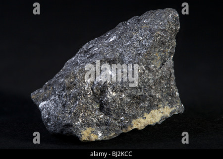 Stibnite (Antimony Ore) Stock Photo