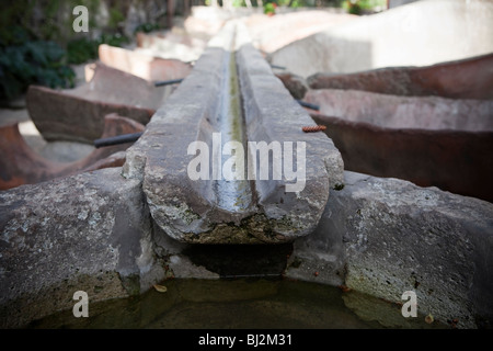 View of the wash house in the Monastery of Santa Catalina, Arequipa, The White City, Andes, Peru, South America. Stock Photo