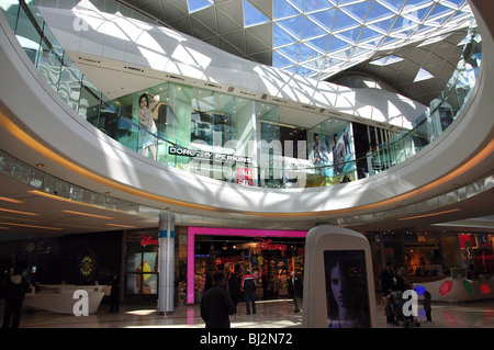 Interior view, Westfield Shopping Centre, Shepherd's Bush, London Borough of Hammersmith and Fulham, Greater London, England, United Kingdom Stock Photo