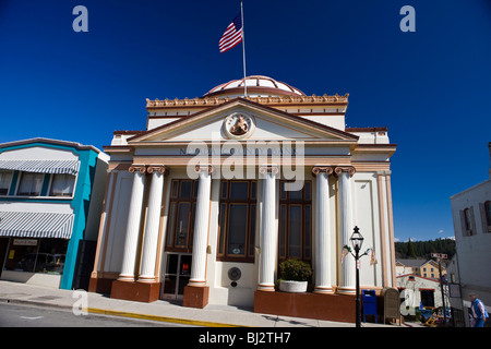 Nevada County Bank Building, 131 Mill Street, Grass Valley, California, United States of America Stock Photo