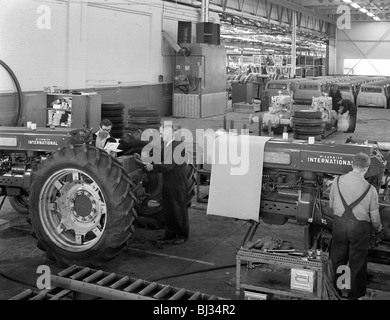 International Harvester tractor factory, Doncaster, South Yorkshire, 1966. Artist: Michael Walters Stock Photo