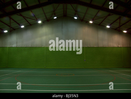 empty sports hall Stock Photo