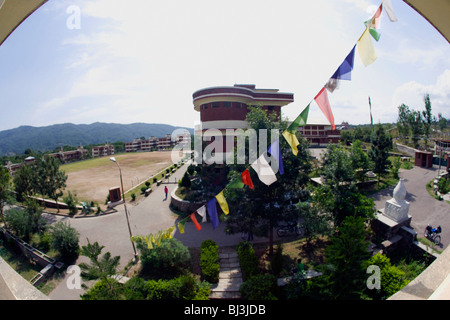 Grounds of Tibetan Children's Village, Chauntra, India Stock Photo