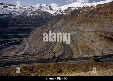 Utah USA Kennecott Bingham Copper Mine Deepest Open-Pit Mine in the World Stock Photo