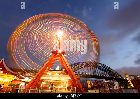 The Ferris Wheel at Luna Park, Sydney.  Editorial use only. Stock Photo