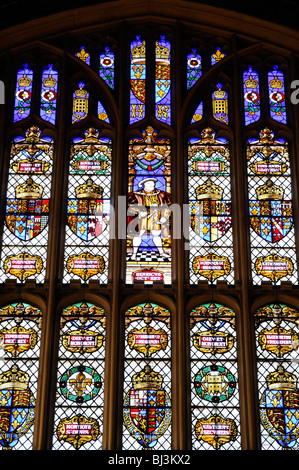 Stained glass window at the Great Hall of Edinburgh Castle Stock Photo ...