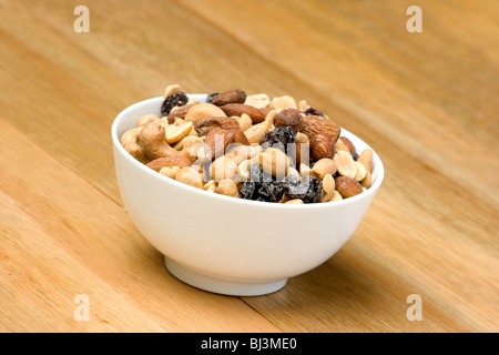 Mixed nuts in a bowl Stock Photo