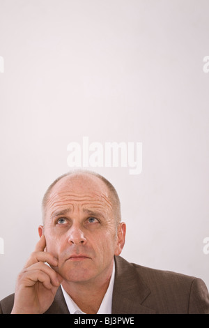 Thoughtful man Stock Photo