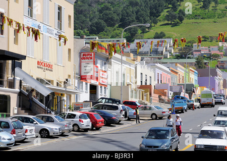 Colourful houses, Bo Kaap, Malay Quarter, Cape Town, South Africa, Africa Stock Photo