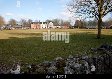 Irish Village Green, Blarney County Cork Ireland Stock Photo