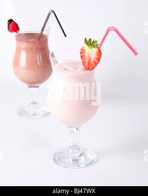 Chocolate milk shake milkshake in a bottle cup straw isolated on a white  background Stock Photo - Alamy