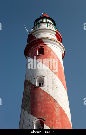 India, Kerala, Kollam, Lighthouse exterior Stock Photo